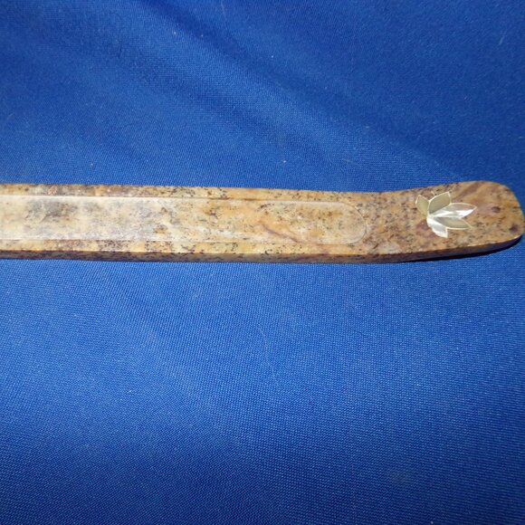 Vintage Carved Stone & Shell Incense Stick Bruner Holder - India - Picture 9 of 9